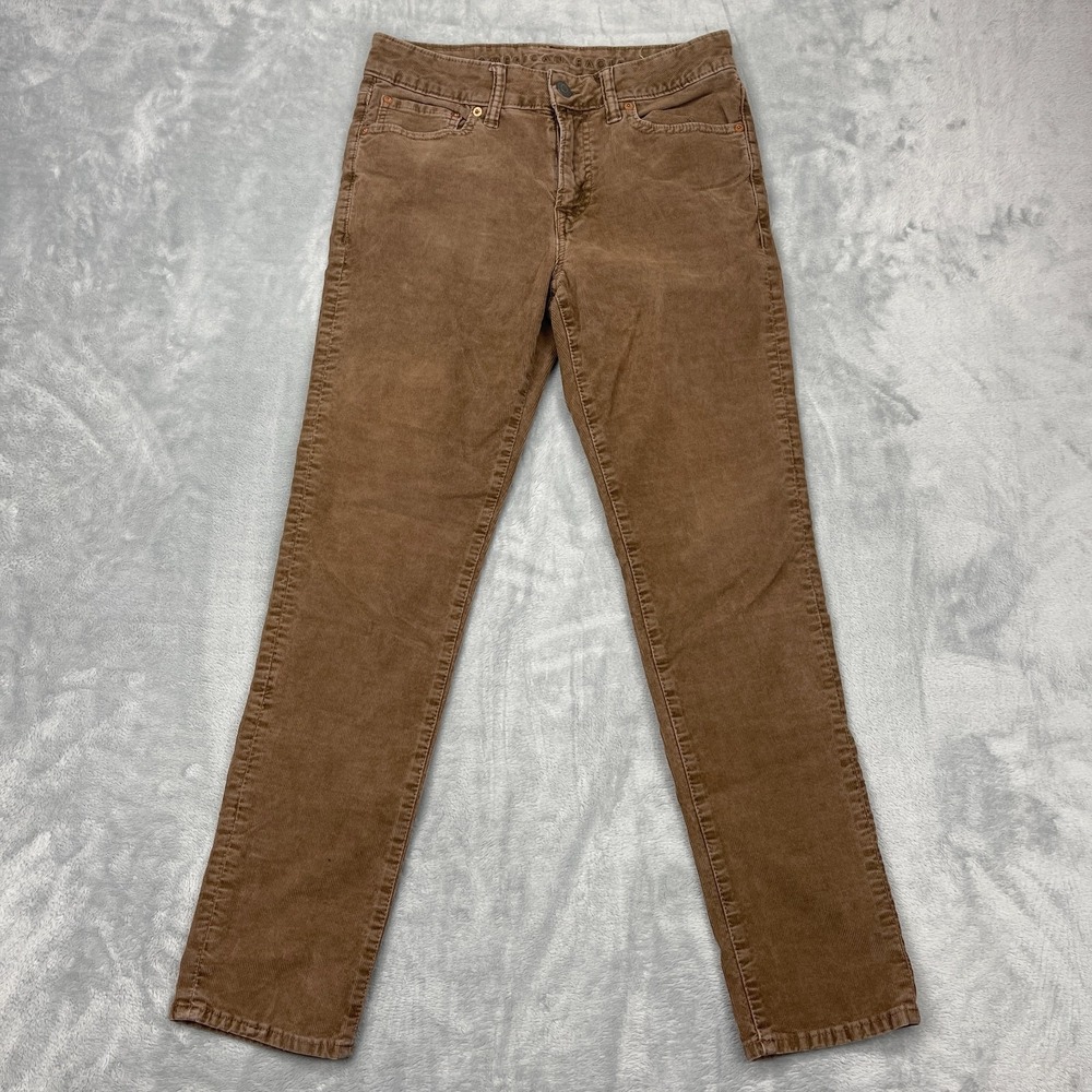 American Eagle Pants Womens 29x30 Brown Flex Corduroy Stretch Skinny Leg Outdoor
